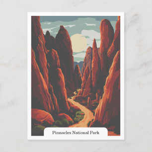 Postal Parque nacional Pinnacles, California, Estados Uni