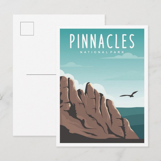 Postal Parque nacional Pinnacles California Travel (Anverso / Reverso)