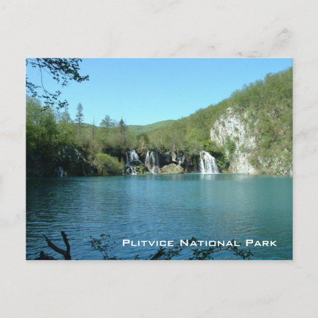 Postal Parque nacional Plitvice (Anverso)