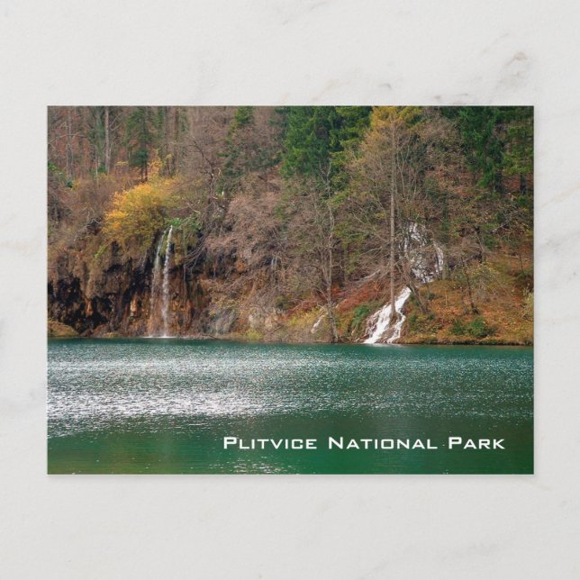 Postal Parque nacional Plitvice (Anverso)