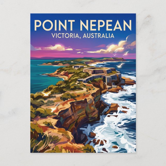 Postal Parque Nacional Point Nepean Australia (Anverso)