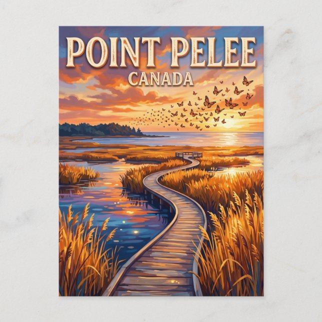 Postal Parque Nacional Point Pelee Canadá (Anverso)