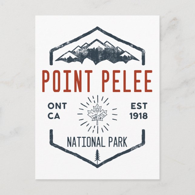 Postal Parque nacional Point Pelee con problemas en Canad (Anverso)