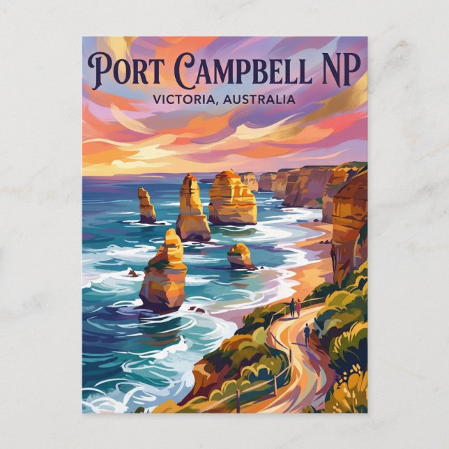 Postal Parque Nacional Port Campbell Australia (Anverso)