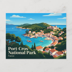 Postal Parque Nacional Port-Cros Francia