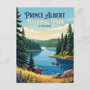 Postal Parque Nacional Prince Albert Canadá
