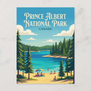 Postal Parque Nacional Prince Albert Canadá