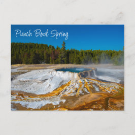 Postal Parque nacional Punch Bowl Spring Yellowstone