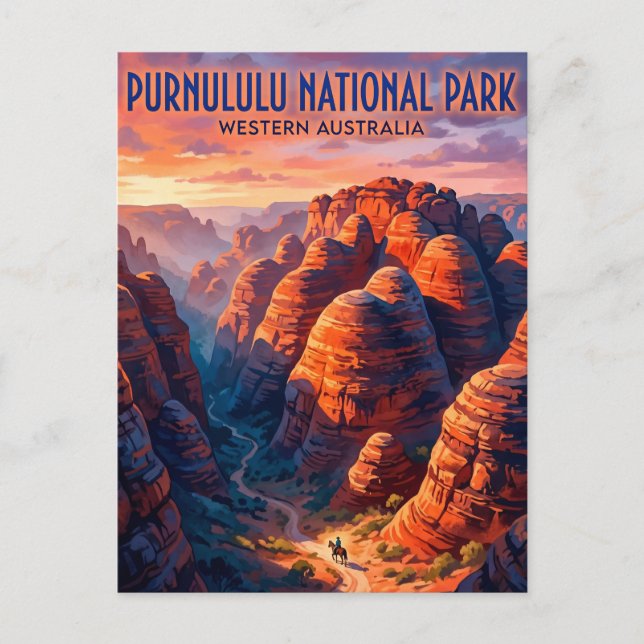 Postal Parque Nacional Purnululu Australia (Anverso)