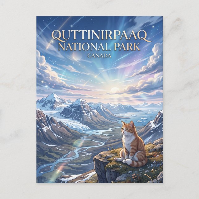 Postal Parque Nacional Quttinirpaaq Canadá (Anverso)