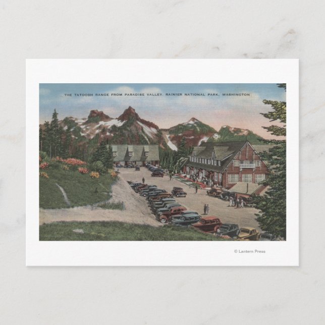 Postal Parque nacional Rainier - Tatoosh (Anverso)