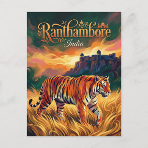 Postal Parque Nacional Ranthambore India