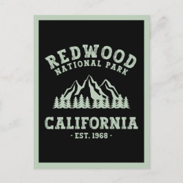 Postal Parque nacional Redwood California