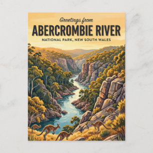 Postal Parque Nacional Río Abercrombie Australia