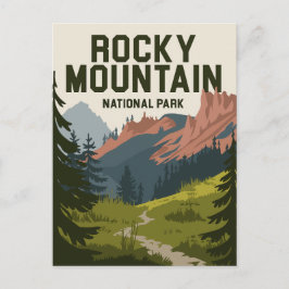 Postal Parque nacional Rocky Mountain Colorado