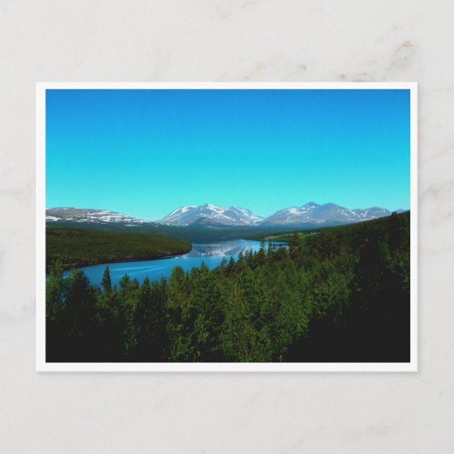 Postal Parque Nacional Rondane Noruega (Anverso)