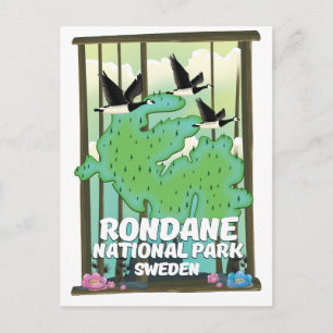 Postal Parque Nacional Rondane Suecia