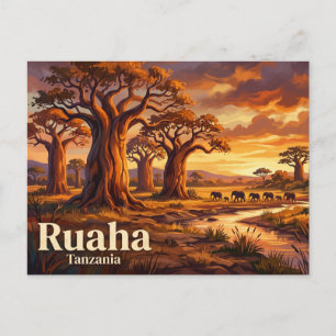 Postal Parque Nacional Ruaha Tanzania
