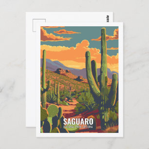 Postal Parque nacional Saguaro Arizona EE.UU.
