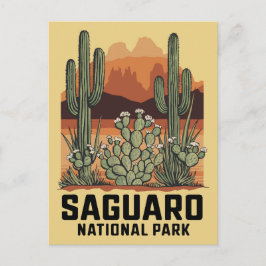 Postal Parque nacional Saguaro Cactus