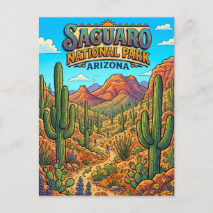 Postal Parque Nacional Saguaro Tucson Arizona