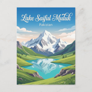 Postal Parque Nacional Saiful Muluk Pakistán