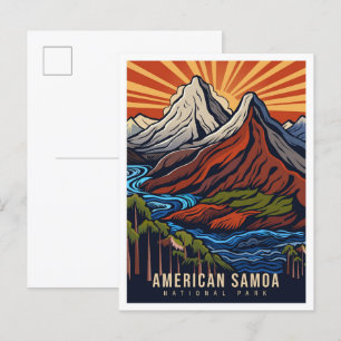 Postal Parque nacional Samoa Americana