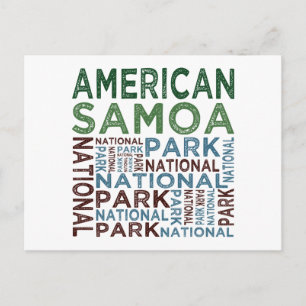 Postal Parque nacional Samoa Americana