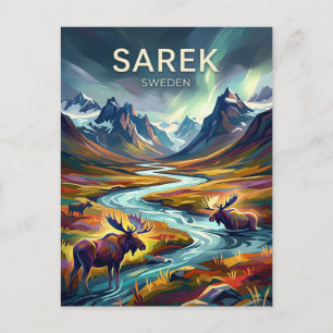 Postal Parque Nacional Sarek Suecia