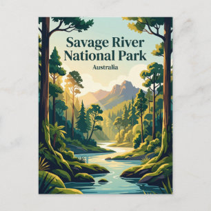 Postal Parque Nacional Savage River Australia