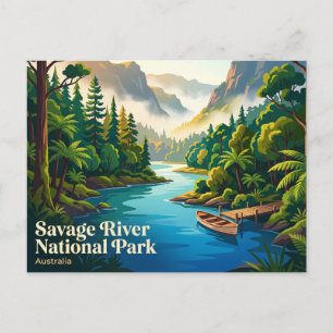 Postal Parque Nacional Savage River Australia