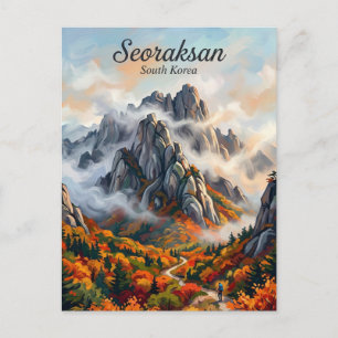 Postal Parque Nacional Seoraksan Corea del Sur