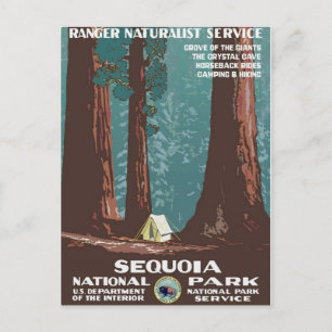 Postal Parque nacional Sequoia