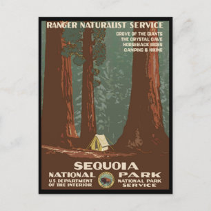 Postal Parque nacional Sequoia