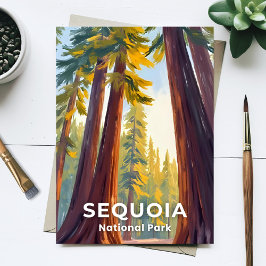 Postal Parque Nacional Sequoia | Viajes a California