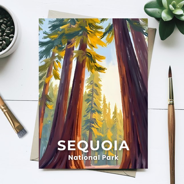 Postal Parque nacional Sequoia | Viajes de California (Subido por el creador)