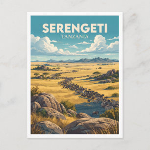 Postal Parque Nacional Serengeti Seronera Tanzania