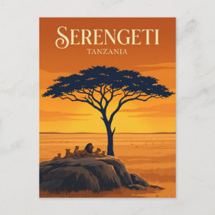 Postal Parque Nacional Serengeti Tanzania