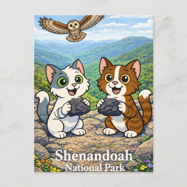 Postal Parque Nacional Shenandoah (Anverso)
