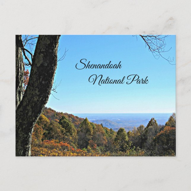 Postal Parque nacional Shenandoah (Anverso)