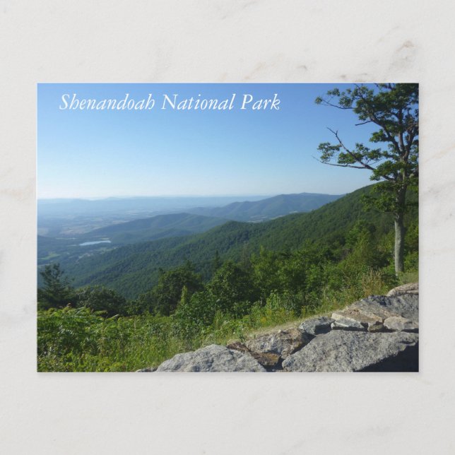 Postal Parque nacional Shenandoah (Anverso)