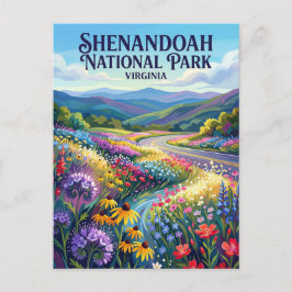Postal Parque Nacional Shenandoah Virginia