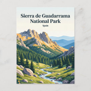 Postal Parque Nacional Sierra de Guadarrama España