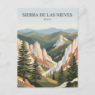 Postal Parque Nacional Sierra de las Nieves España