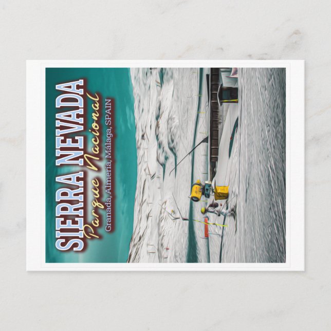 POSTAL PARQUE NACIONAL SIERRA NEVADA - ANDALUSIA ESPAÑA (Anverso)