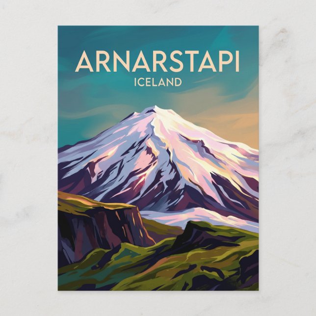 Postal Parque Nacional Snæfellsjökull Islandia (Anverso)