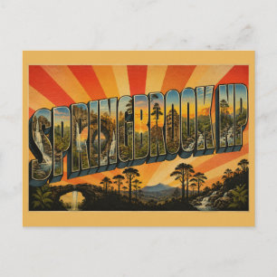Postal Parque Nacional Springbrook Queensland Vintage