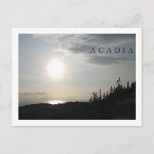 Postal Parque nacional Sunset - Acadia