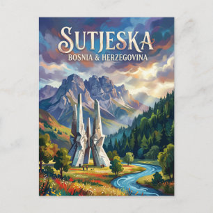 Postal Parque Nacional Sutjeska Bosnia y Herzegovina
