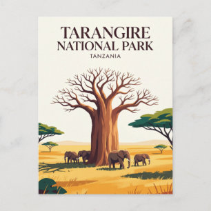 Postal Parque Nacional Tarangire Tanzania